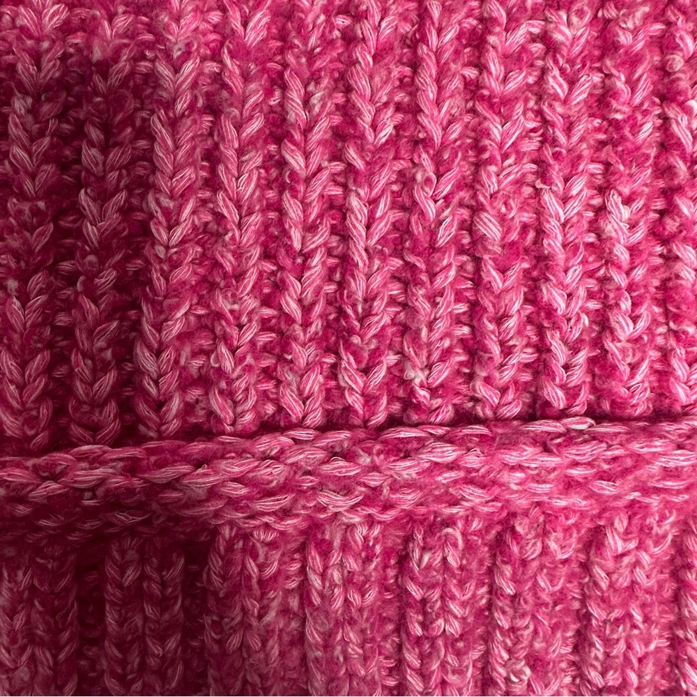 NEW Anthropologie Pilcro Pink Ribbed Sleeveless Turtleneck Sweater m - Picture 10 of 10